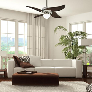 Dodejte místnosti šťávu designovým stropním ventilátorem