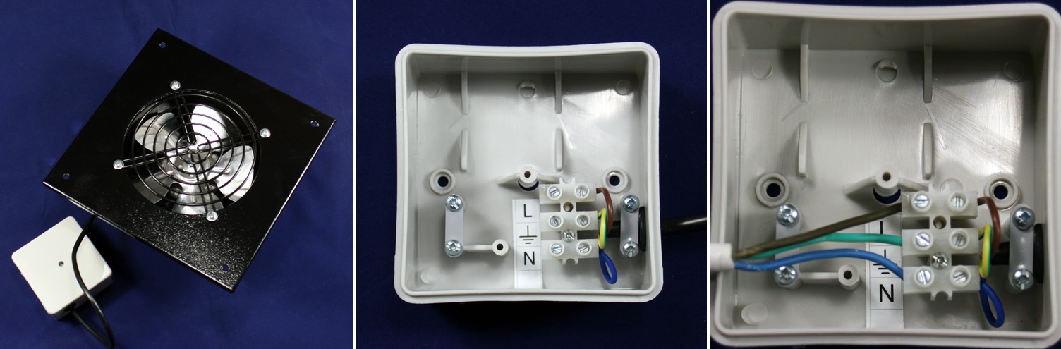 Zapojení průmyslového ventilátoru Dalap TF 150