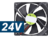 Přístrojové ventilátory 24V