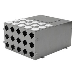 Kovový distribuční box pro propojení systému Flexitech Ø 63 mm s 15 vývody