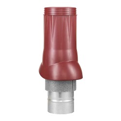 Plastový nátrubek Dalap PTR 125-160 pro rotační hlavice, červený