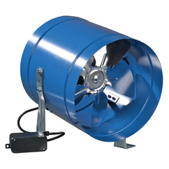 Kovový axiální ventilátor do potrubí Ø 250 mm
