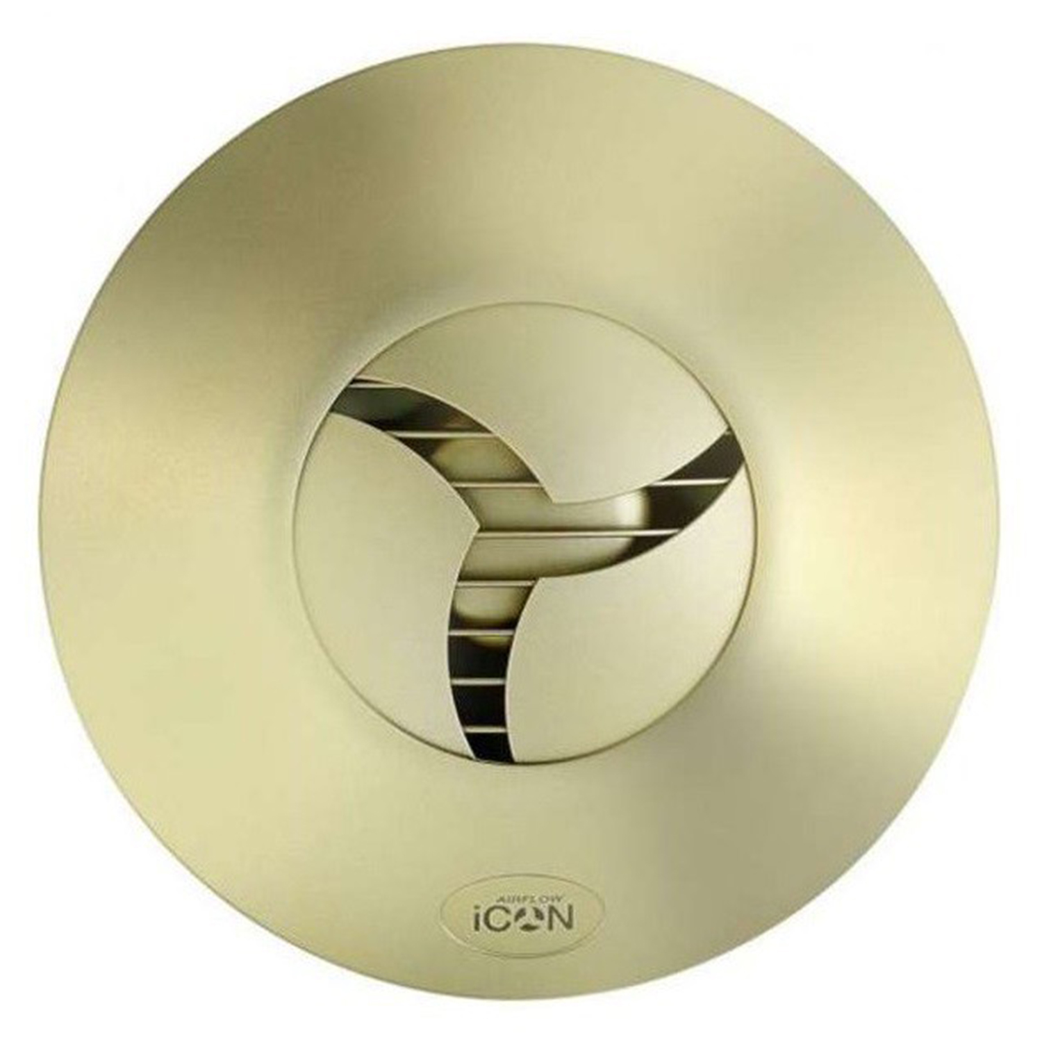 Barevný přední kryt pro ventilátory iCON 15 v barvě matně zlaté