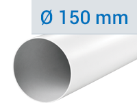 PVC vzduchovody kulaté Ø 150 mm