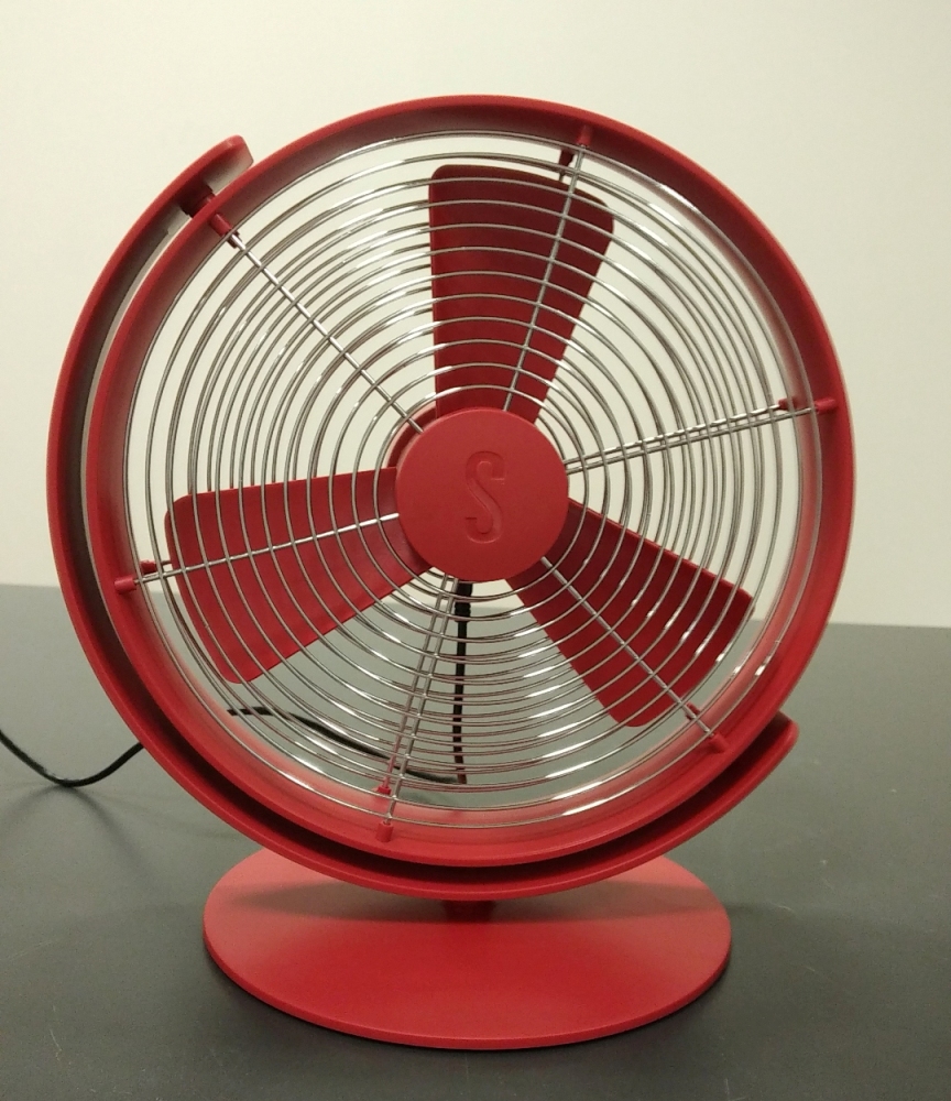 Stadler Form TIM červený ventilátor na stůl