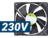 Přístrojové ventilátory 230V
