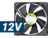 Přístrojové ventilátory 12V