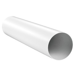 PVC ventilační trubka kulatá Ø 125 mm, délka 2000 mm