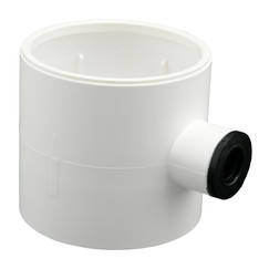 PVC kondenzační jímka Ø 100 mm pro odvod vody ze vzduchovodů