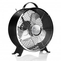 Stolní ventilátor v černém retro designu VE-5966, Ø 25 cm