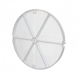 Zpětná plastová klapka se slídou pro ventilátory Ø 100 mm