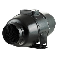 Tichý ventilátor do potrubí kovový s přepínačem rychlosti Ø 100 mm