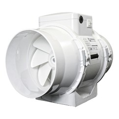 Ventilátor do potrubí axiální plastový s přepínačem rychlosti Ø 125 mm