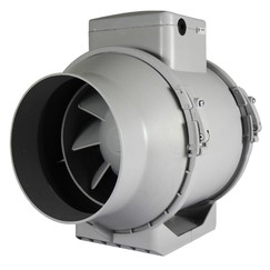 Ventilátor do potrubí dvourychlostní s vypínačem Dalap AP PROFI Ø 125 mm