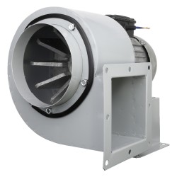 Radiální ventilátor Dalap SKT HEAVY na 400 V pro odtah hrubých částic, Ø 260 mm, pravostranný
