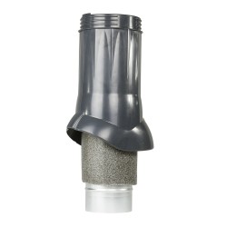 Plastový nátrubek Dalap PTR 125-160 pro rotační hlavice, šedý