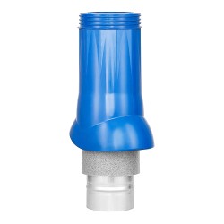 Plastový nátrubek Dalap PTR 125-160 pro rotační hlavice, modrý