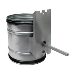 Zpětná klapka do potrubí uzavírací pro servopohon Ø 150 mm