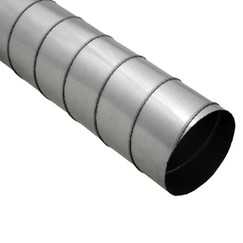 Kovové pevné potrubí Ø 100 mm do 100 °C, délka 1000 mm
