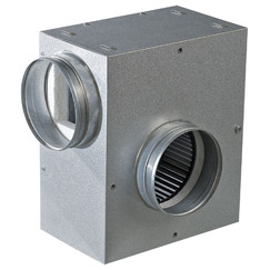 Tichý ventilátor do potrubí s izolací hluku radiální Ø 100 mm