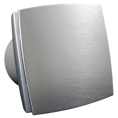 Ventilátor do koupelny s hliníkovým předním panelem na 12V do velmi vlhkého prostředí Ø 100 mm