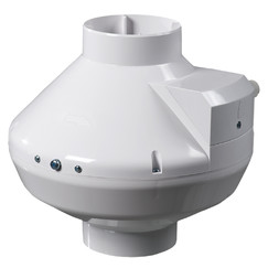 Ventilátor do potrubí radiální Ø 125 mm, plastový