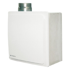 Ventilátor do koupelny se zpětnou klapkou, protipožární ochranou a vyšším tlakem Ø 80 mm, vertikální