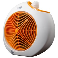 Teplovzdušný ventilátor s oranžovými prvky FK 17/O o výkonu 1000 W / 2000 W