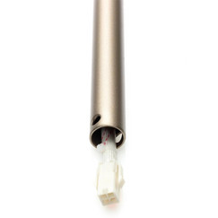Prodlužovací tyč pro stropní ventilátor titanová, délka 455 mm